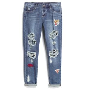 ARTICLES OF SOCIETY Zula Distressed Boyfriend Jean